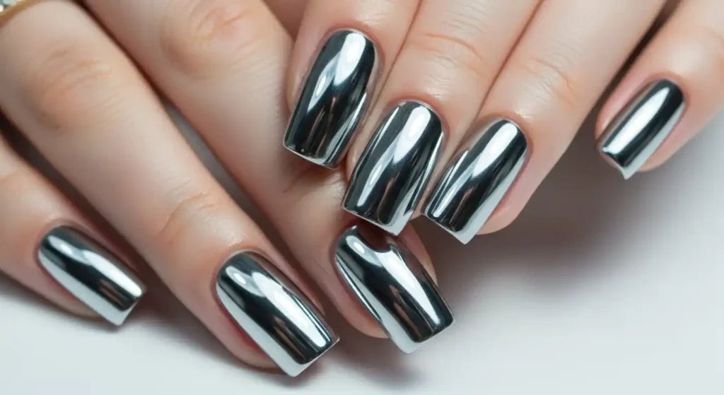 chrome nails