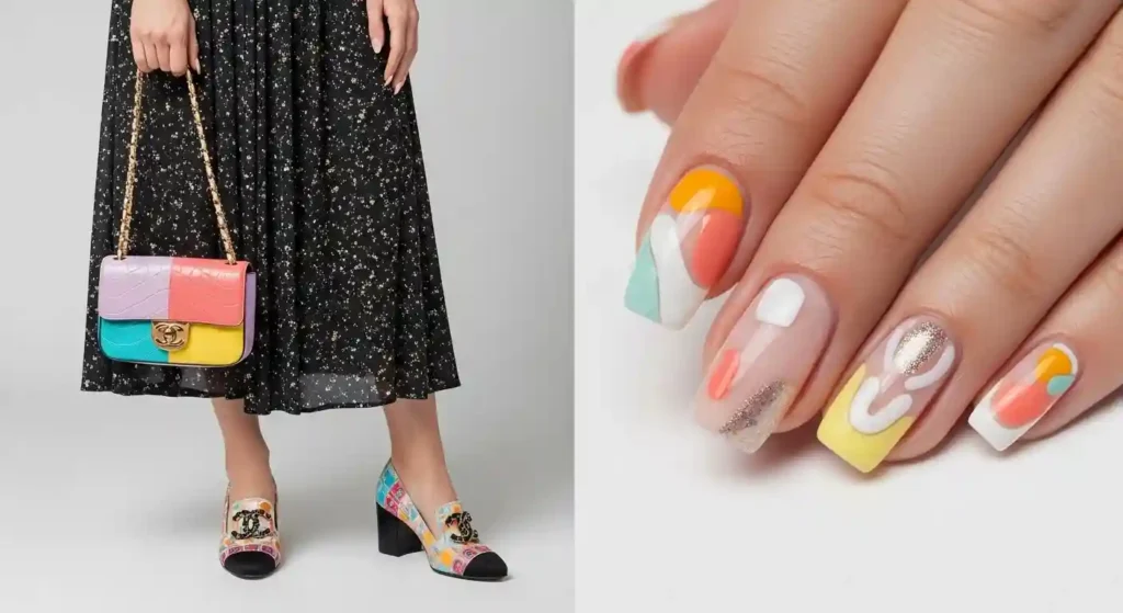 abstract pop nails