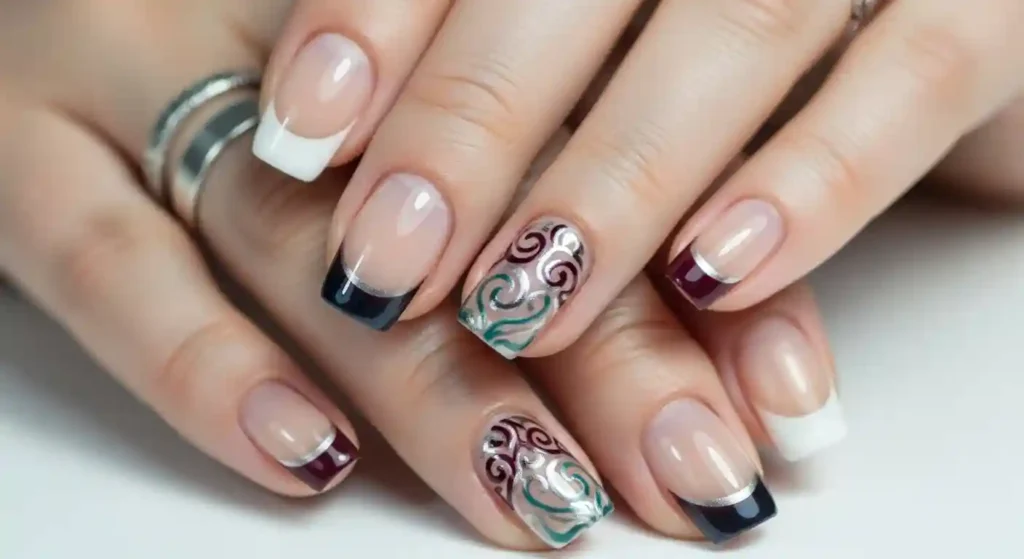 french tip reinvented nails