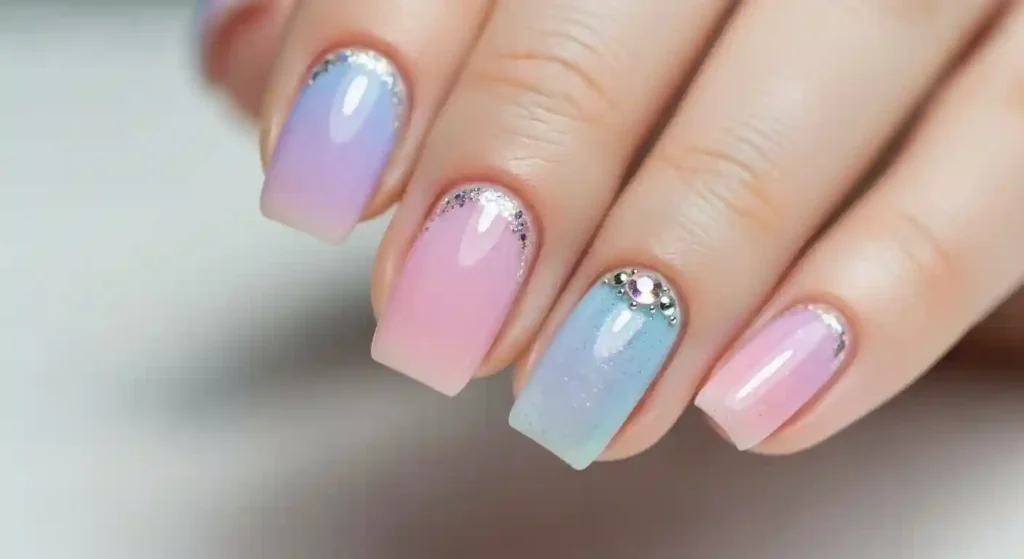 jewel toned nails