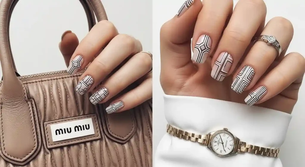 minimalist nail art