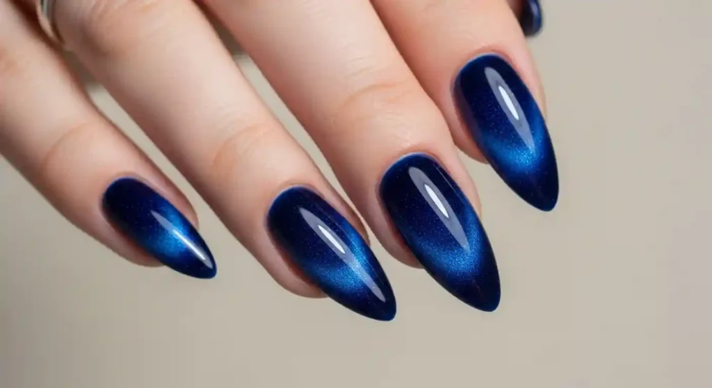 valvet cat eye nails