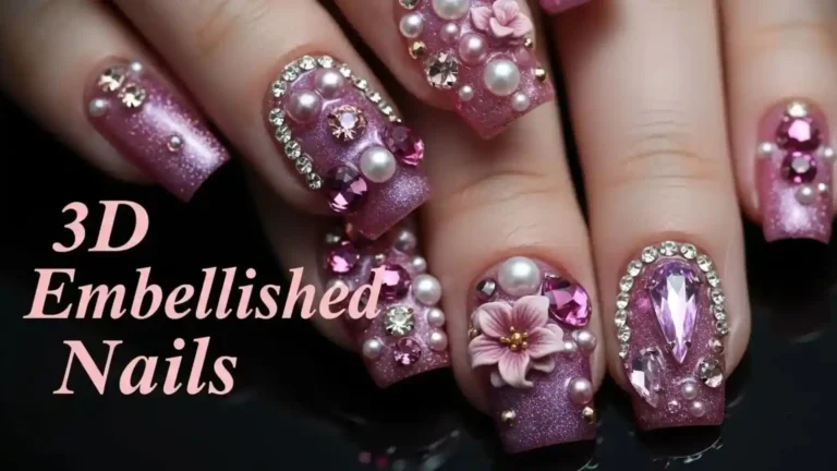 3D Embellished Nails