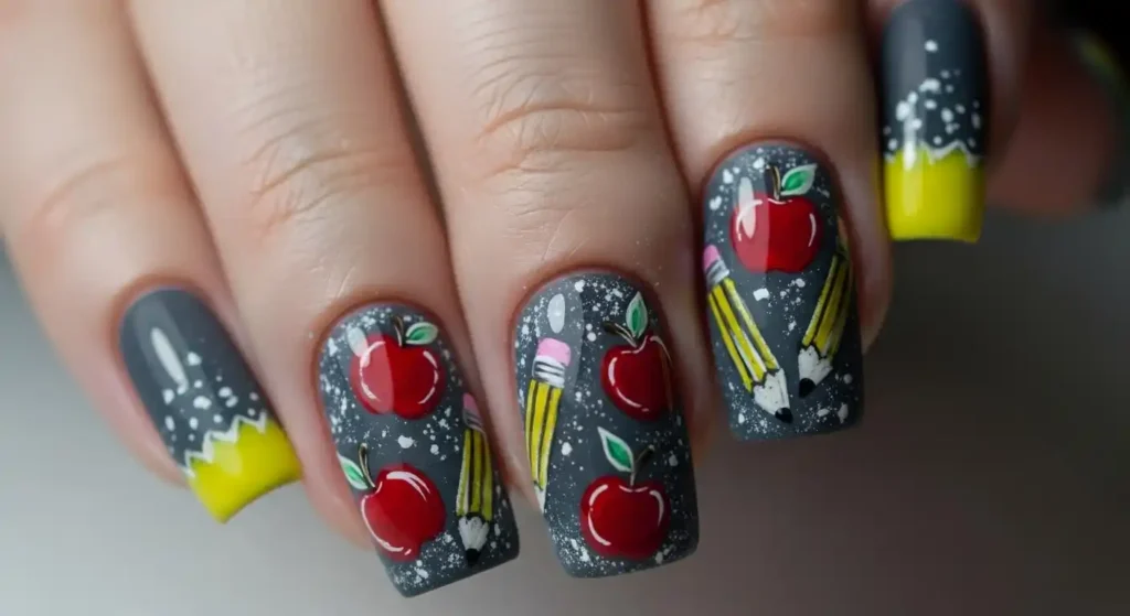 back to school nails