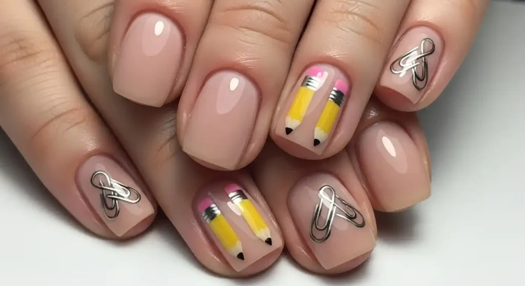 back to school nails