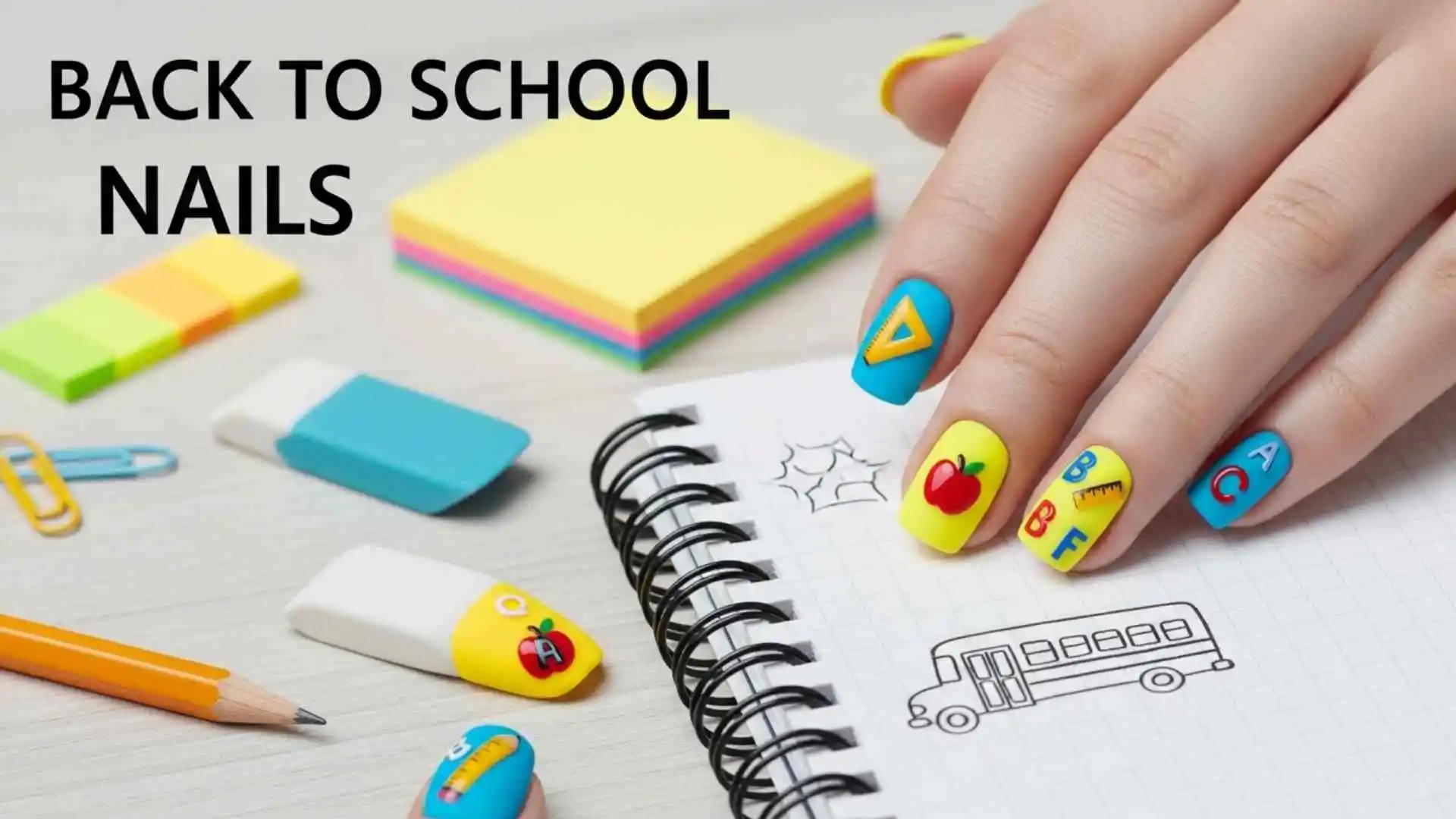 back to school nails