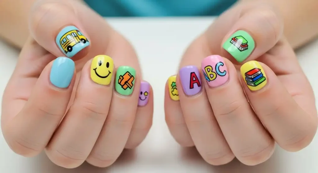 back to school nails
